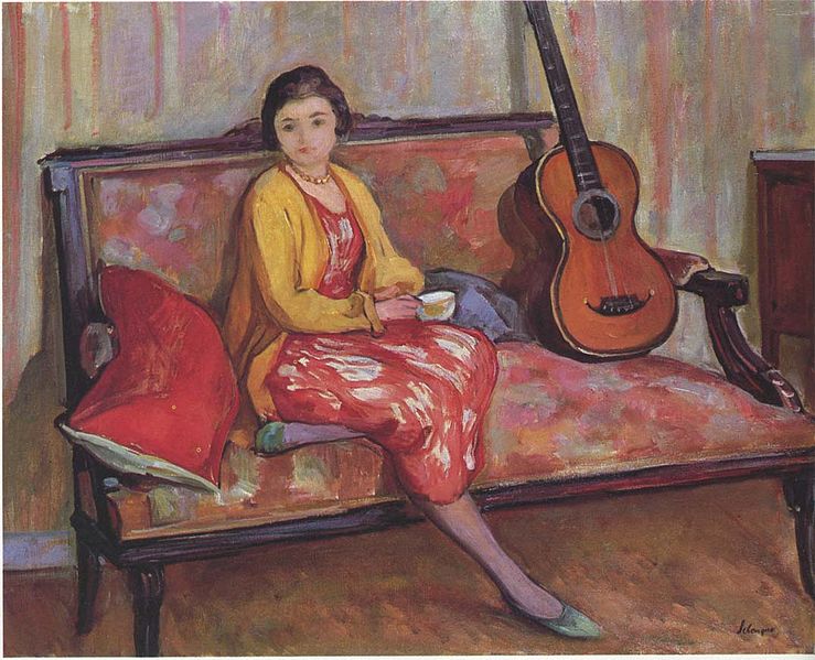 Henry Lebasques Nono and a Guitar